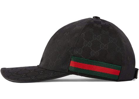 Original GG canvas baseball hat with Web .